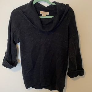 Black cowl neck sweater